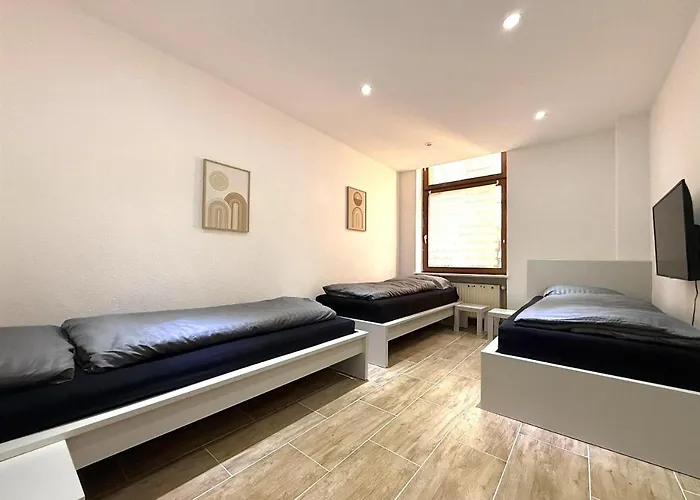 2 Kueche Bad W1 Apartament Wiesbaden